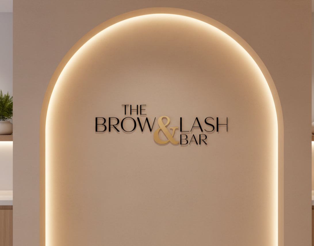 Letrero con logotipo personalizado cortado con láser en 3D - Letrero acrílico para pared comercial