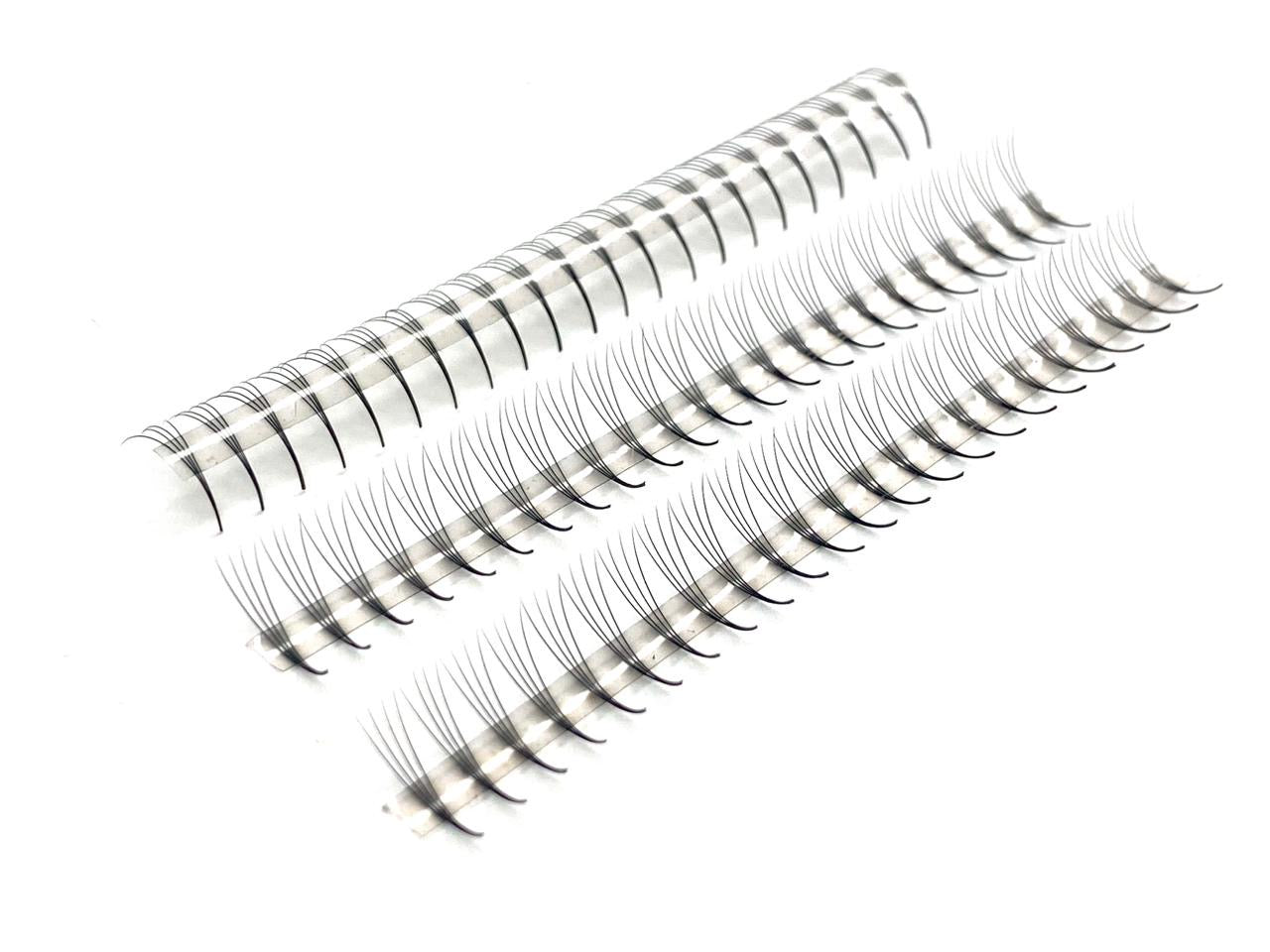 4D, tiras RJ Speed, longitudes mixtas de 8 mm a 14 mm (800 mechones) rizo D