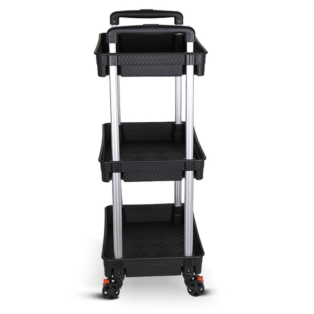 Carro plegable para productos de belleza