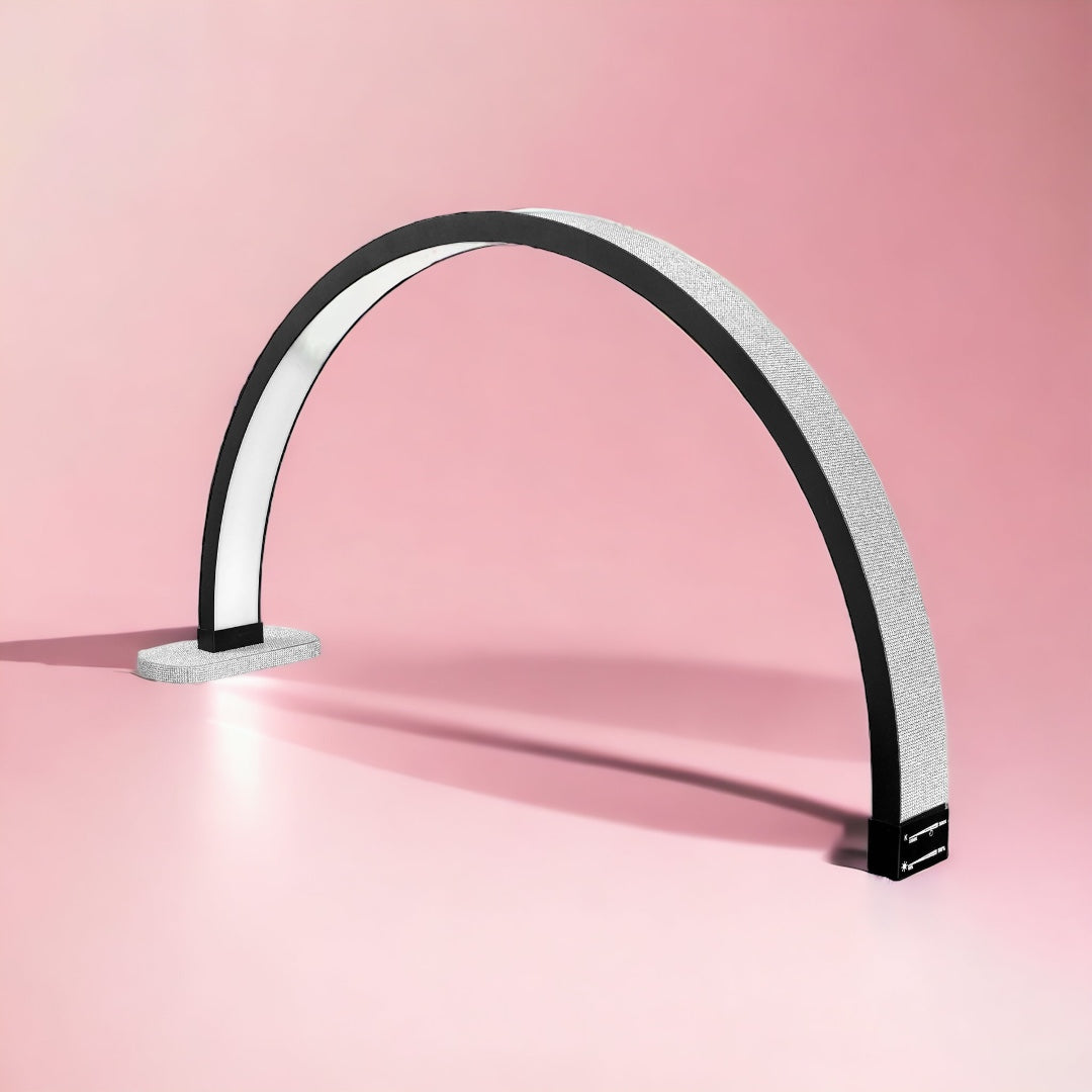 Lámpara de escritorio Half Moon Diamond de 30 pulgadas - Lámpara LED independiente para uñas