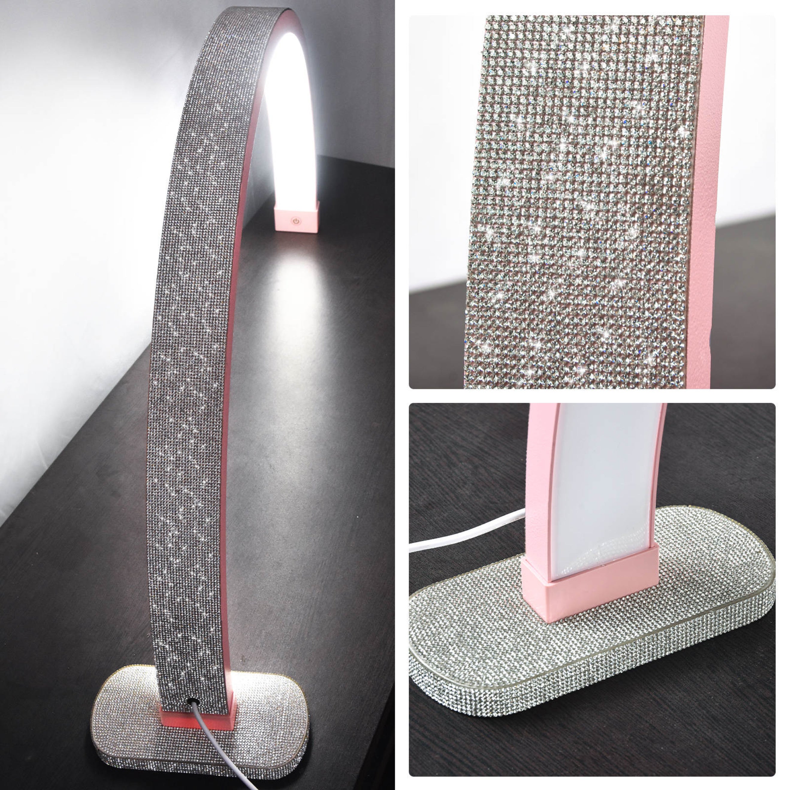 Lámpara de escritorio Half Moon Diamond de 30 pulgadas - Lámpara LED independiente para uñas