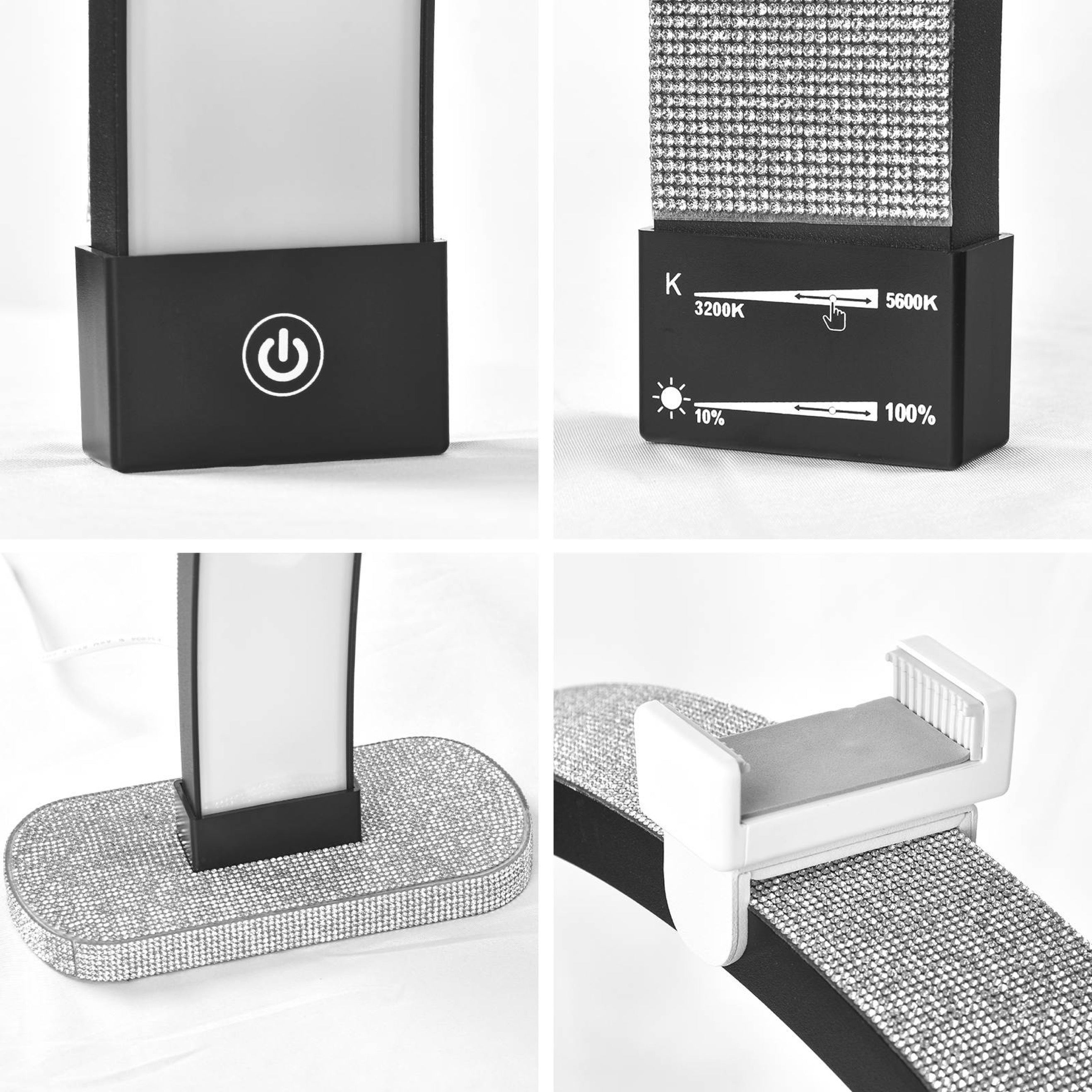 Lámpara de escritorio Half Moon Diamond de 30 pulgadas - Lámpara LED independiente para uñas