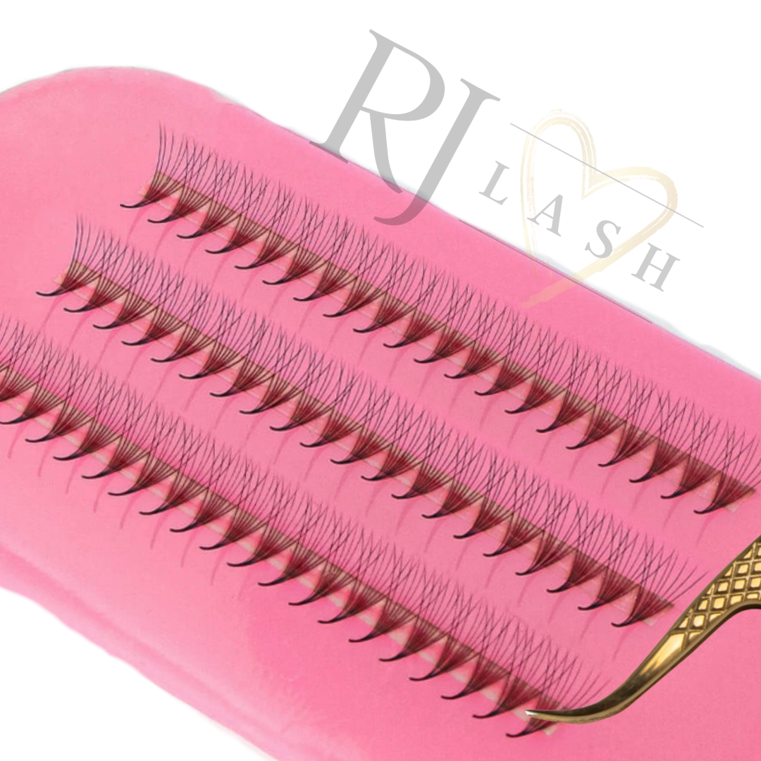 4D, tiras RJ Speed, longitudes mixtas de 8 mm a 14 mm (800 mechones) rizo D