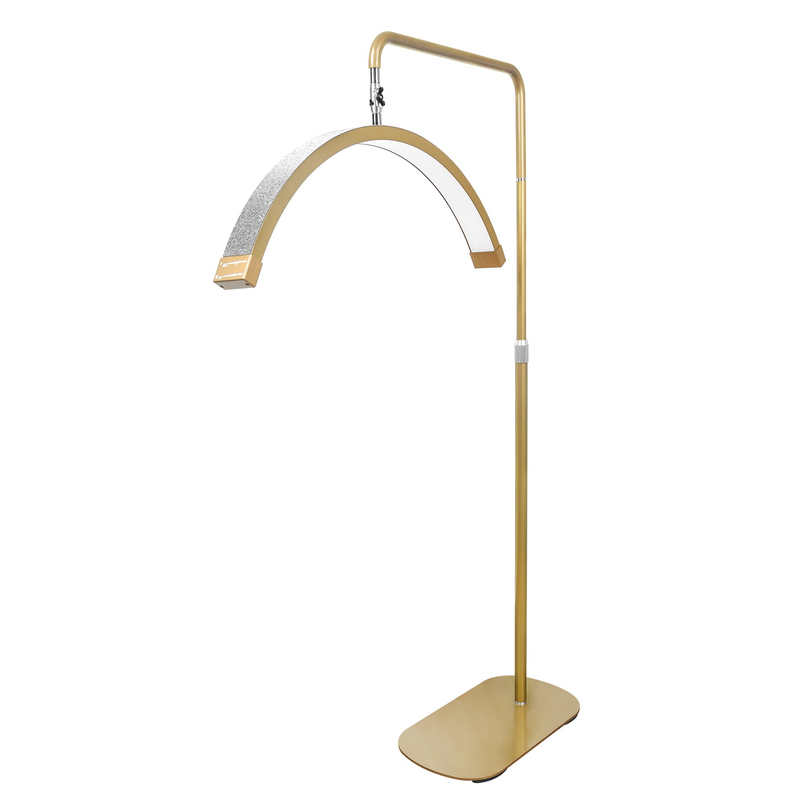 Lámpara diamante multiángulo Half Moon - Luz LED profesional para belleza de 28 pulgadas | RJ Moon Pro X