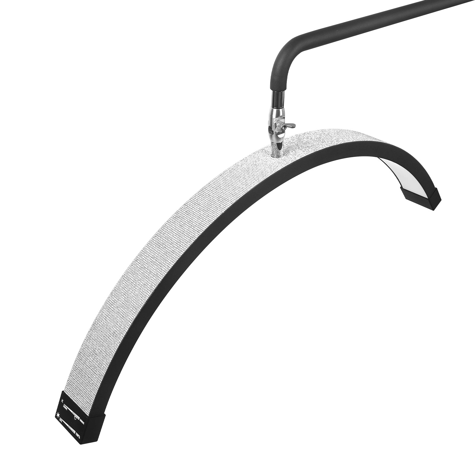 Lámpara diamante multiángulo Half Moon - Luz LED profesional para belleza de 28 pulgadas | RJ Moon Pro X