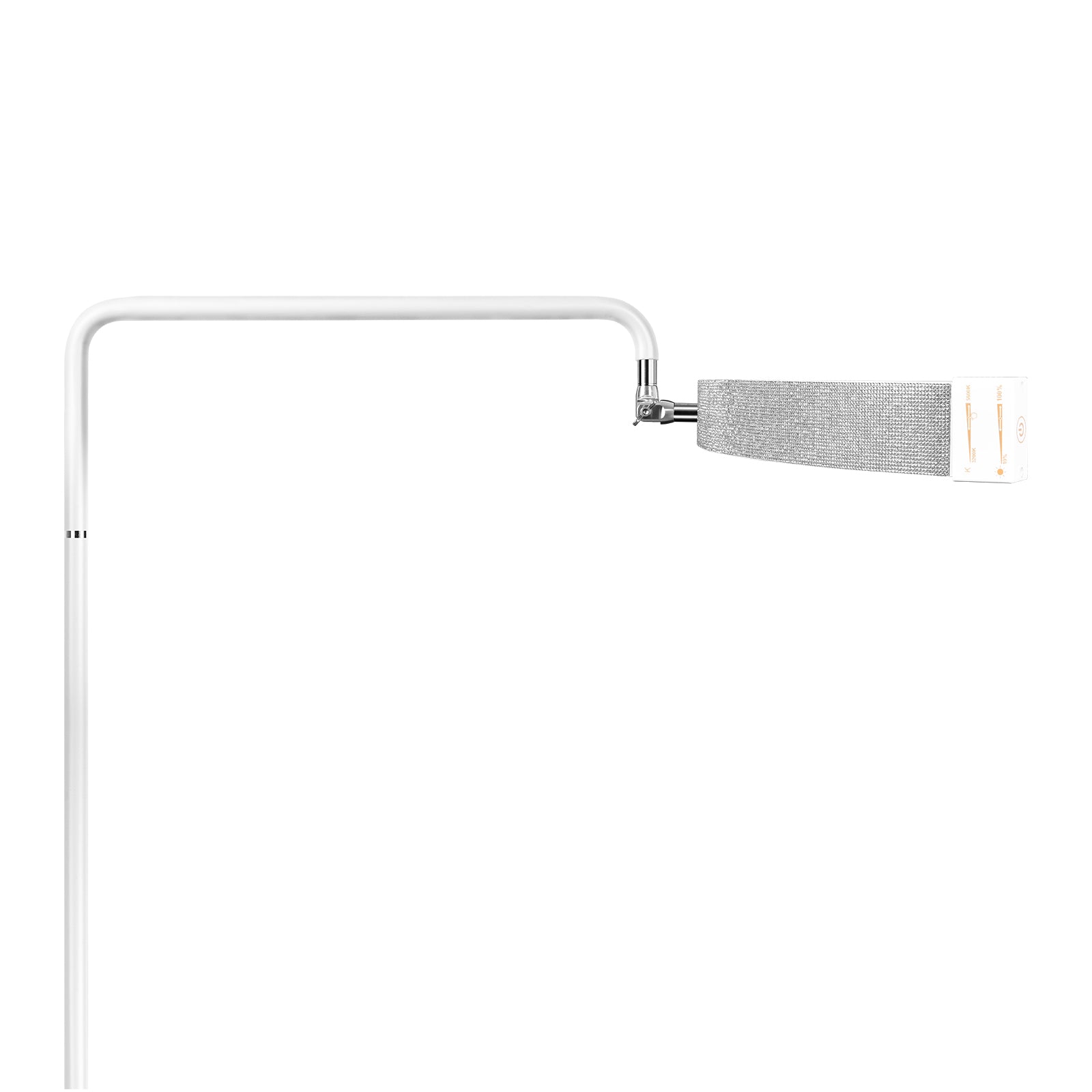 Lámpara diamante multiángulo Half Moon - Luz LED profesional para belleza de 28 pulgadas | RJ Moon Pro X