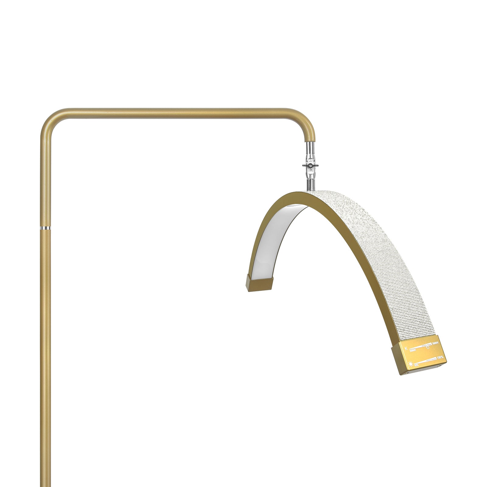 Lámpara diamante multiángulo Half Moon - Luz LED profesional para belleza de 28 pulgadas | RJ Moon Pro X