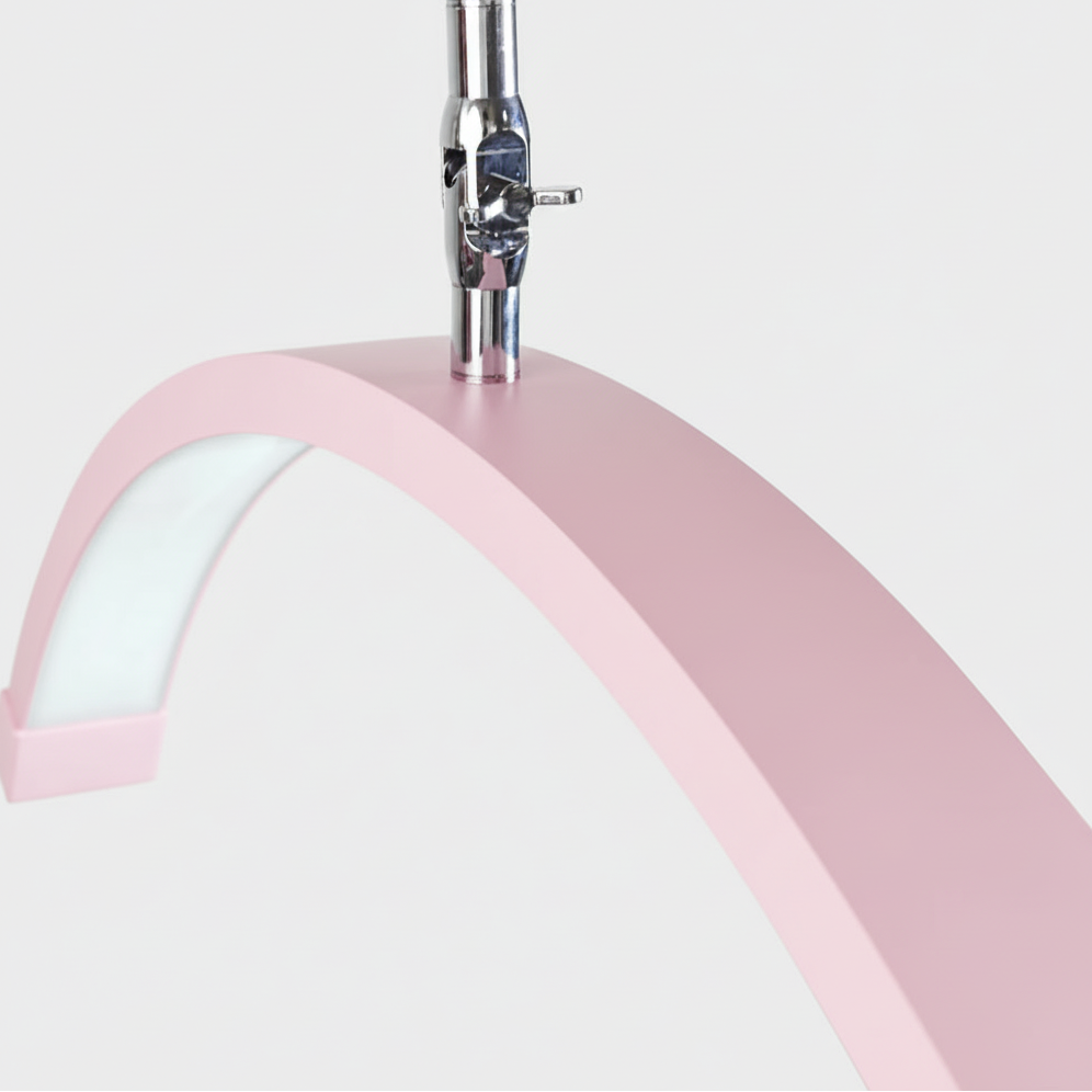 Lámpara de media luna multiángulo - Luz LED profesional para belleza de 28 pulgadas | RJ Moon Pro X