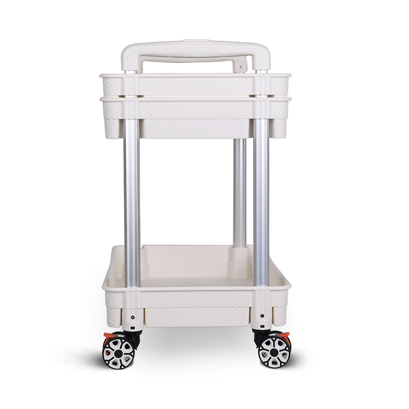 Carro plegable para productos de belleza