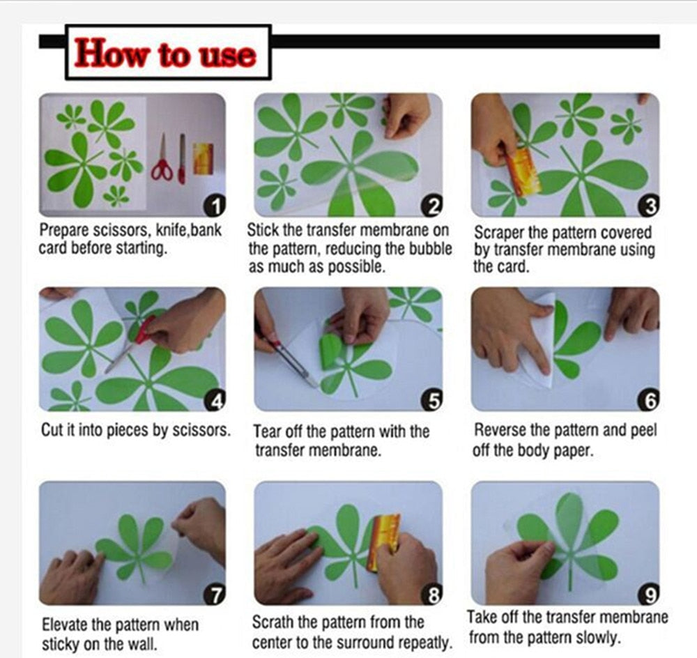 Adhesivo de vinilo personalizado para pared